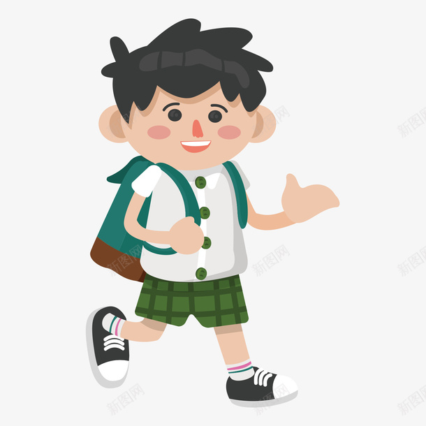 背书包上学的男学生png免抠素材_88icon https://88icon.com 上学 人物 体育项目 卡通人物 展现青春活力 插画 运动健身 青春 青春活力的学生