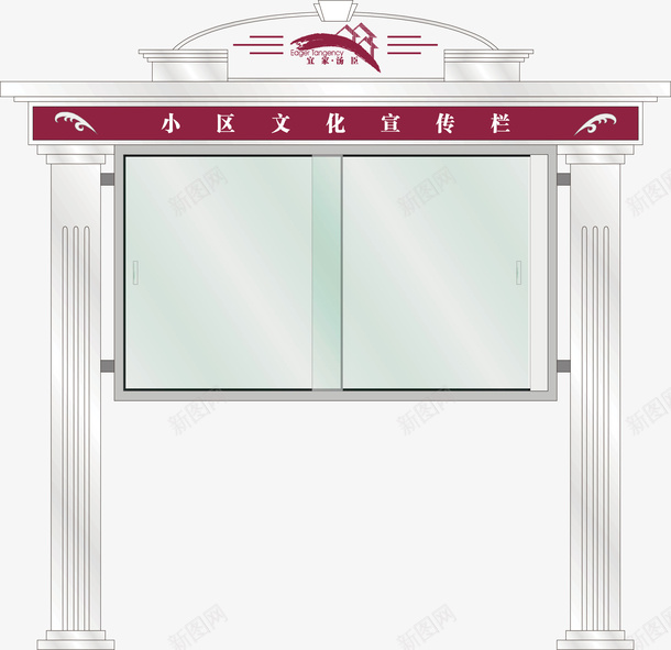 矢空白模板量户外宣传栏广告牌矢量图ai免抠素材_88icon https://88icon.com 展栏 悬挂广告 户外广告 效果图样机 样机 火车站广告 灯箱广告 矢量图 空白效果图 空白模板