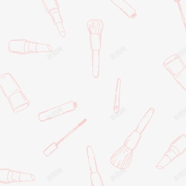 化妆品底纹矢量图ai免抠素材_88icon https://88icon.com BB霜 化妆品模型 底纹 护肤品 洗面奶 矢量图