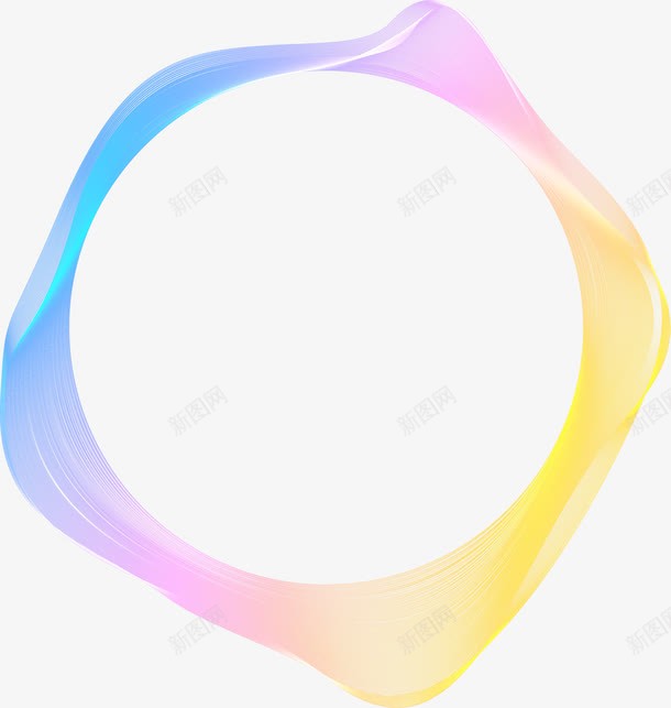 彩色渐变圆圈png免抠素材_88icon https://88icon.com 图案 圆圈 彩色 方块 清新 渐变 色彩 边框纹理
