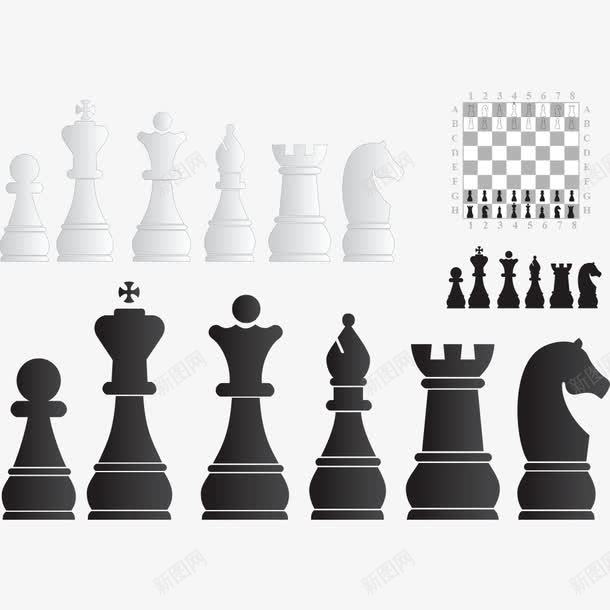 国际象棋png免抠素材_88icon https://88icon.com 传统文化 国际象棋 棋子 西洋棋 象棋