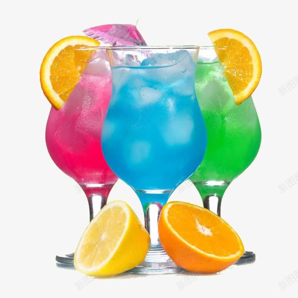 酒吧宣传单png免抠素材_88icon https://88icon.com 柠檬 橙子 鸡尾酒