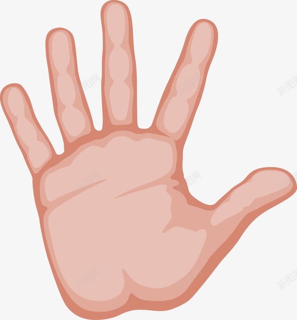 张开的手指png免抠素材_88icon https://88icon.com 卡通巴掌 卡通手 卡通手图 卡通竖拇指 可爱手指 手势 手型图 手姿势 手指 手掌 拇指 矢量手
