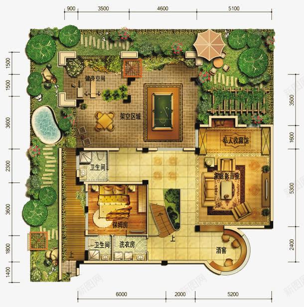 房屋布局平面效果图png免抠素材_88icon https://88icon.com 室内效果 家居 户型图 房屋布局平面效果图