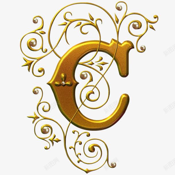 欧式藤蔓立体字母Cpng免抠素材_88icon https://88icon.com C 欧式英文字母 立体字母 花纹 藤蔓 金色的