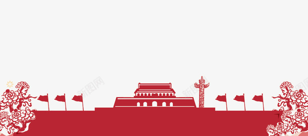 卡通红色天安门党建装饰图案png免抠素材_88icon https://88icon.com 党建 党建文化主题 党建红色 城楼 天安门png 红色党建png 色天安门