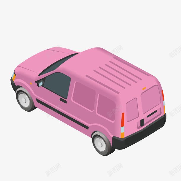 粉色小汽车png免抠素材_88icon https://88icon.com 交通工具 卡通 图案 小汽车 小清新 扁平化 简约 粉色 装饰