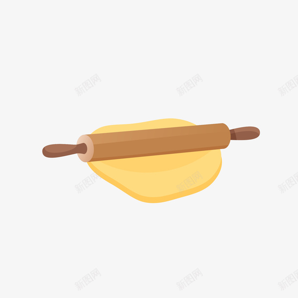 手绘家居擀面杆矢量图eps免抠素材_88icon https://88icon.com png免抠图 创意 卡通 家居生活 手绘 擀面杆 时尚 简约 面粉 矢量图