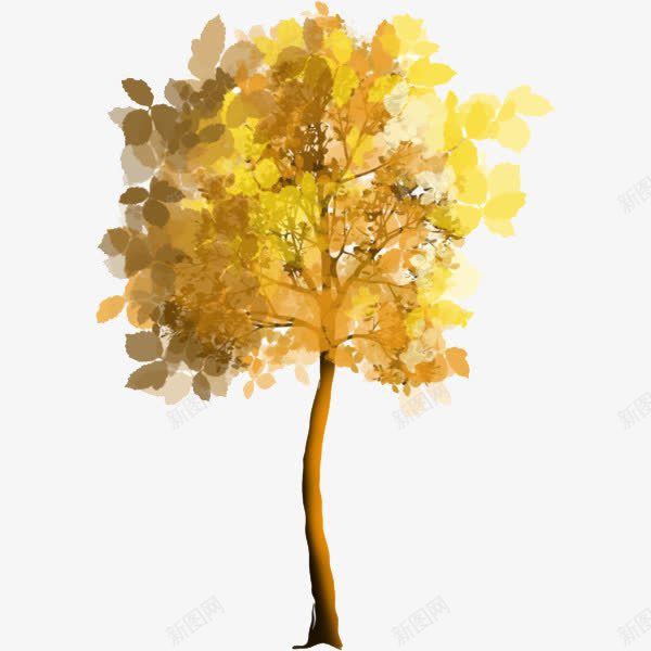 油画枫叶png免抠素材_88icon https://88icon.com 叶子 手绘枫树 枫叶 秋叶 黄叶