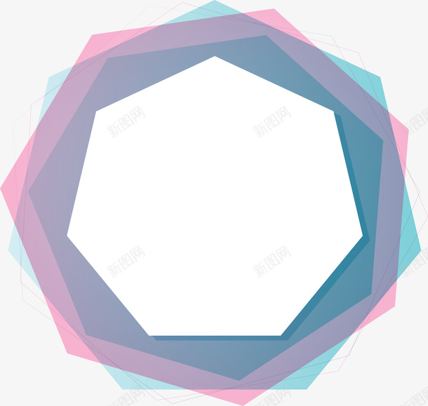 多边形不规则边框矢量图ai免抠素材_88icon https://88icon.com 不规则 几何图形 几何边框 多边形 矢量png 装饰框 矢量图