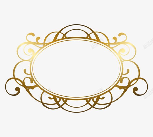 欧式金色边框png免抠素材_88icon https://88icon.com EPS 欧式 花纹 边框 金色 黑金花纹