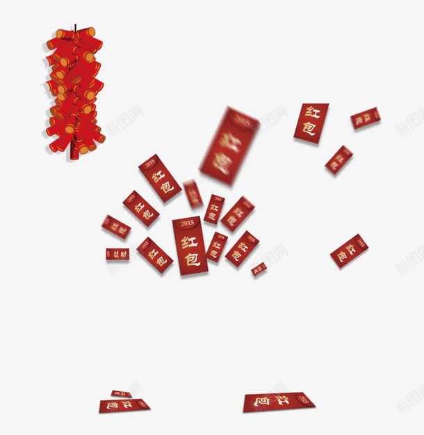 爆竹天降红包好多psd免抠素材_88icon https://88icon.com 天降 新年炮 烟花 爆竹 红包 红炮