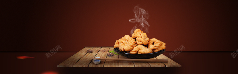 天津传统小吃麻花渐变褐色背景psd设计背景_88icon https://88icon.com 传统小吃 广告 淘宝 渐变 电商 素材 美食 背景 设计 路边小吃 食品 食物 麻花