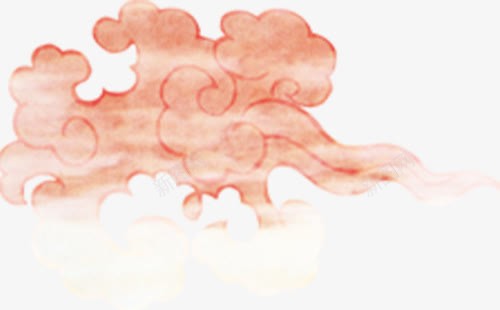 水彩云彩png免抠素材_88icon https://88icon.com 中国风 云 水彩云 祥云 祥瑞 腾云