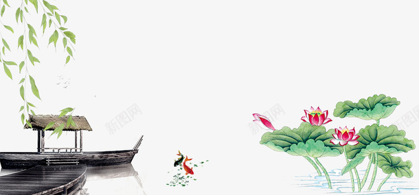 大暑荷花大气景色边框psd免抠素材_88icon https://88icon.com 中国传统节气 夏天 大暑 大暑节气 文化节日 暑假 荷叶 荷塘 荷花