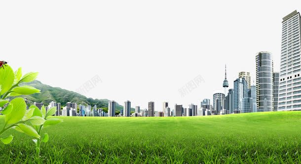 建筑草地绿色春天背景png免抠素材_88icon https://88icon.com 春季 绿化 草坪 高楼