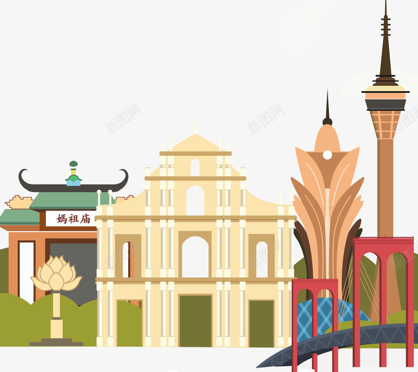 创意手绘卡通澳门港珠澳大桥psd免抠素材_88icon https://88icon.com 中华人民共和国香港特别行政区 中国澳门 创意 创意手绘卡通澳门港珠澳大桥 卡通 建筑 我爱香港 手绘 港珠澳大桥 澳门 澳门宣传 澳门旅
