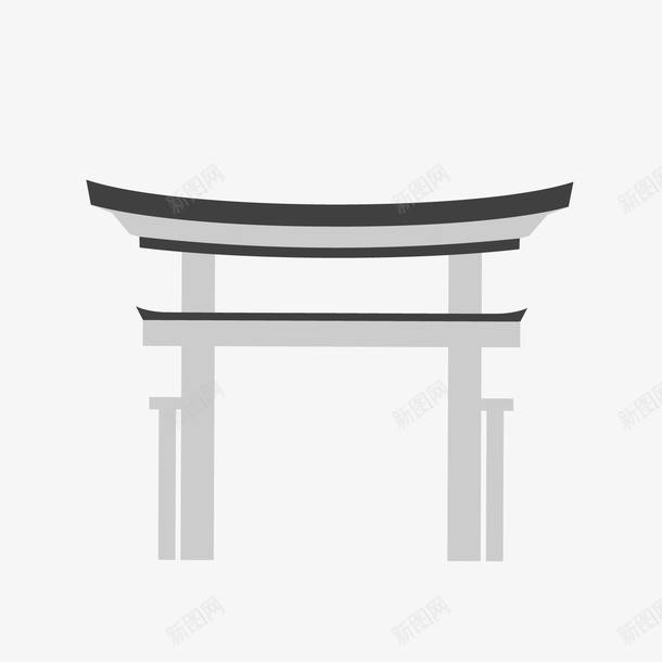 一座扁平化的牌坊矢量图ai免抠素材_88icon https://88icon.com 古建筑 庙门 建筑 扁平化 扁平化古建筑 牌坊 矢量图 简约 自然 风景 鸟居