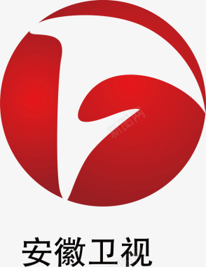 电视台台标安徽卫视logo矢量图图标图标