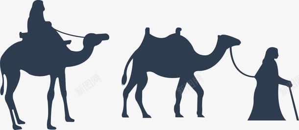 开斋节蓝色简约骆驼png免抠素材_88icon https://88icon.com Adha Eid adha al eid mubarak ul 伊斯兰 伊斯兰教 古尔邦节 宰牲节