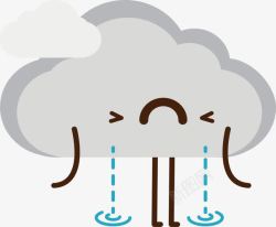 哭泣的乌云png图片下载 哭泣的乌云素材