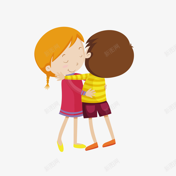 两个拥抱的小孩png免抠素材_88icon https://88icon.com 卡通 卡通小孩 可爱 可爱小孩 小孩 拥抱 拥抱小孩