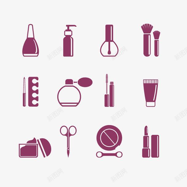女性化妆工具png免抠素材_88icon https://88icon.com BB霜 化妆品 化妆镜 卸妆油 卸妆液 口红 女性用品 手绘 睫毛膏 笔刷 粉底液 粉色 粉饼 装饰矢量图