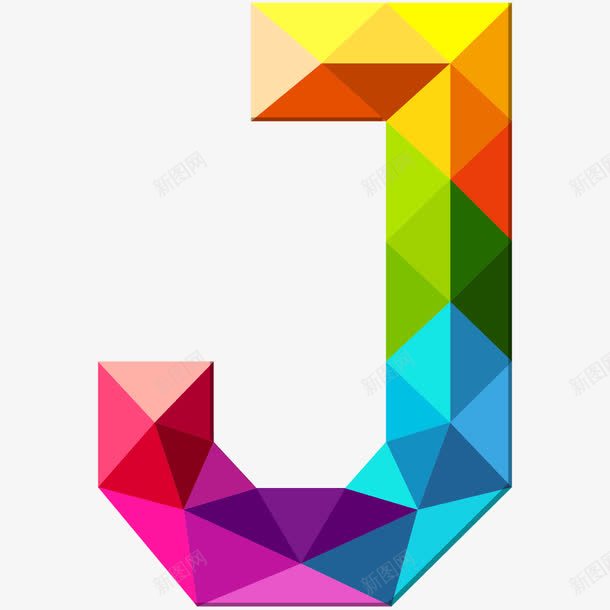 卡通炫彩几何拼接字母Jpng免抠素材_88icon https://88icon.com J 几何 卡通 拼接字母 炫彩