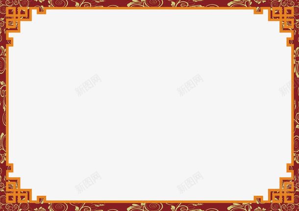 边框菜谱花纹png免抠素材_88icon https://88icon.com 中国风 纹理 菜谱 边框