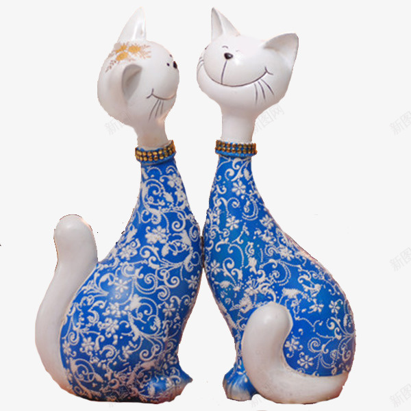 情侣婚礼可爱猫玩具png免抠素材_88icon https://88icon.com 产品实物 可爱小猫玩偶 婚庆 摆件 结婚小人