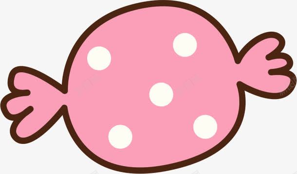 粉色糖果png免抠素材_88icon https://88icon.com AI 卡通 可爱 圆点 手绘 粉色 糖 糖果 线条 美食