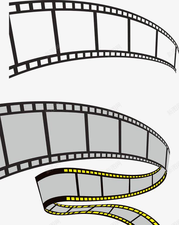 电影胶片矢量图ai免抠素材_88icon https://88icon.com 录像带 电影 胶卷 胶带 矢量图