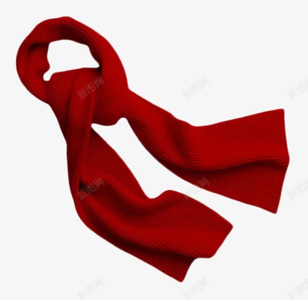 红色围脖png免抠素材_88icon https://88icon.com 围巾 围脖 围领 服饰 红色围脖 衣物