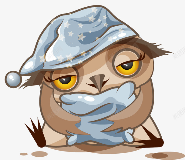 手绘卡通猫头鹰表情png免抠素材_88icon https://88icon.com qq表情 q版表情包 卡通猫头鹰 卡通表情 微信表情 戴帽子猫头鹰 手绘表情 搞笑表情 猫头鹰可爱表情 猫头鹰表情
