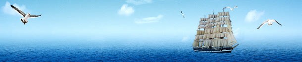 一帆风顺背景jpg设计背景_88icon https://88icon.com 大海 帆船 海鸥 淘宝模板 淘宝海报 淘宝首