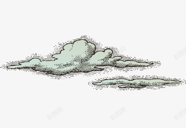 山水云朵绘画png免抠素材_88icon https://88icon.com 云朵 山水 绘画 装饰