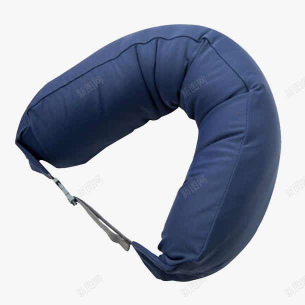 深蓝色绑带u型枕png免抠素材_88icon https://88icon.com u型枕 家居用品 深蓝色 绑带