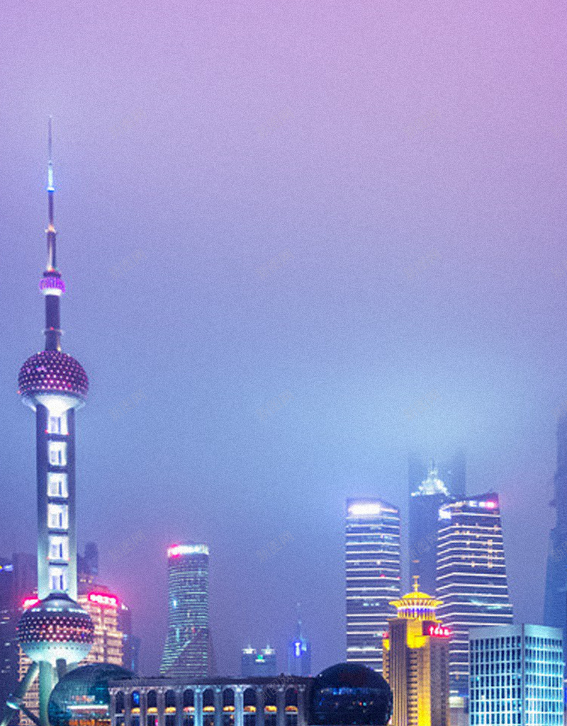 上海H5背景jpg设计背景_88icon https://88icon.com H5 H5背景 h5 东方明珠 城市 夜景 大气 建筑 彩色