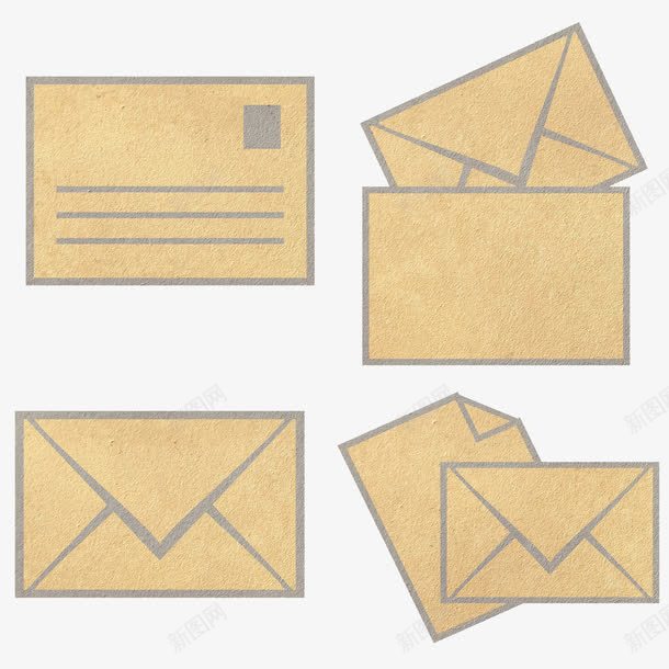 复古信封信纸png免抠素材_88icon https://88icon.com 古典式 古老的 古风信封 复古怀旧 沟通通信 纸制品 邮戳