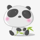 卡通可爱小动物熊猫png免抠素材_88icon https://88icon.com 卡通 可爱 小动物 熊猫 熊猫涂鸦