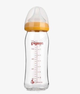 玻璃奶瓶png免抠素材_88icon https://88icon.com 婴幼儿 用品 白色 耐用