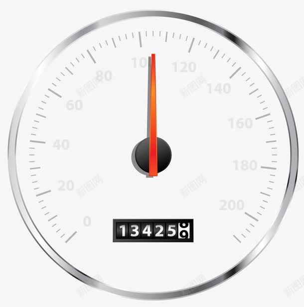灰色仪表盘数字png免抠素材_88icon https://88icon.com PNG 仪表盘 指针 数字