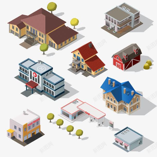 城市建筑效果图png免抠素材_88icon https://88icon.com 别墅 医院 商店 城市 学校 建筑景观 房地产 房屋建筑 房屋设计 旅馆 现代城市 空间环境 连排别墅 酒店