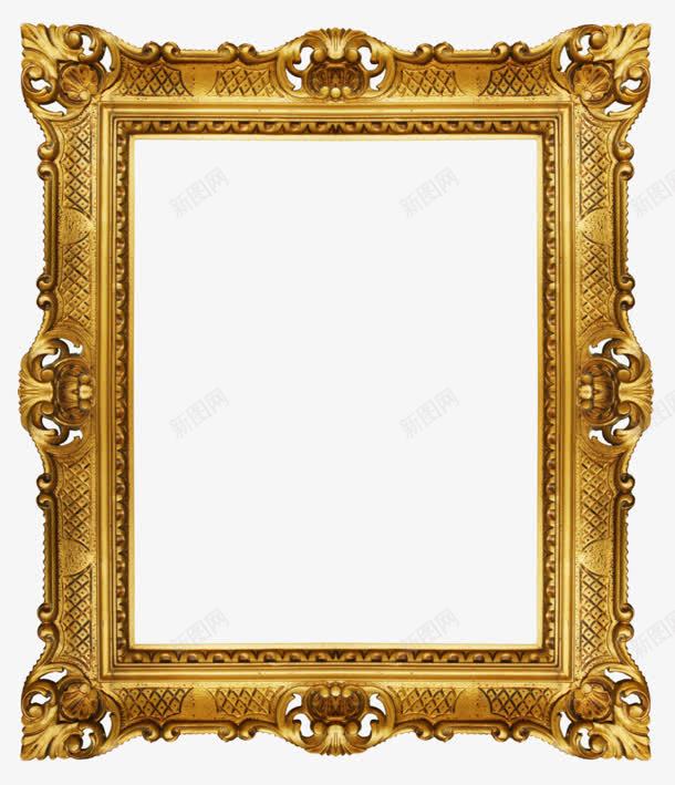 金色复古欧式相框背景边框png免抠素材_88icon https://88icon.com 复古 欧式 背景 边框 金色
