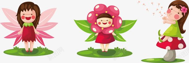 卡通可爱人物png免抠素材_88icon https://88icon.com 卡通卡通人蜜蜂蘑菇铅笔树根树叶学生