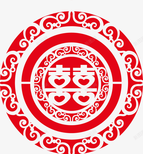 黄色中国风双喜剪纸png免抠素材_88icon https://88icon.com 中国风剪纸 双喜 婚庆 婚礼 浪漫 爱情 结婚 黄色剪纸