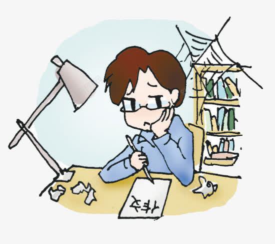 作文习作png免抠素材_88icon https://88icon.com 书柜 写作 台灯 学生 语文