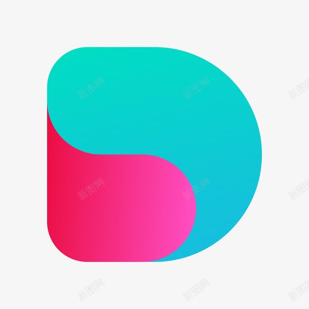 几何字母dpng免抠素材_88icon https://88icon.com 几何字母 字母 字母d 红色 绿色 英文字母