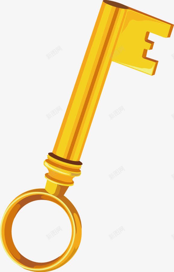 金钥匙png免抠素材_88icon https://88icon.com 理财 金色钥匙插画 金融 金钥匙