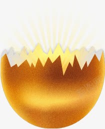 破碎的金蛋png免抠素材_88icon https://88icon.com 碎裂 蛋壳 金蛋